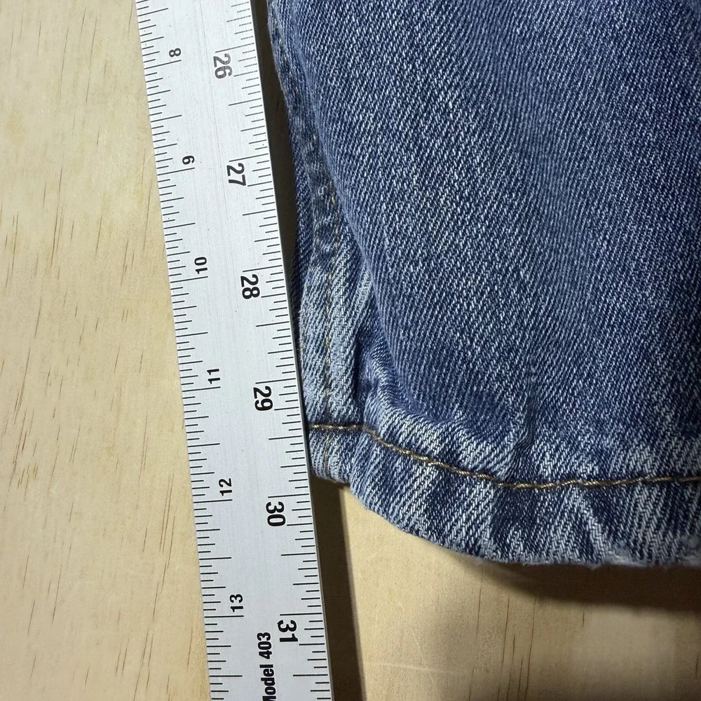 Signature Levi Strauss Mens 40x30 Bootcut Jeans Blue Denim 100% Cotton